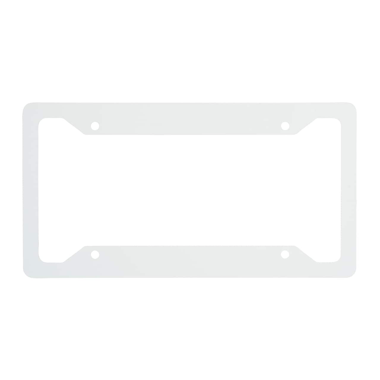 12 Pack: Sublimation License Plate Frame by Make Market®